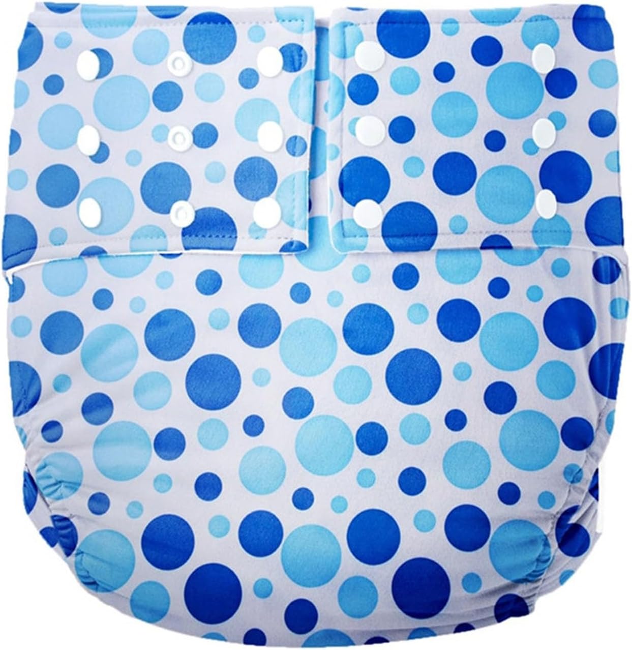 Reusable Adult Cloth Diapers - Waterproof, Leakproof Incontinence Covers, Washable Cotton, Soft & Comfortable (Blue) (Blue)