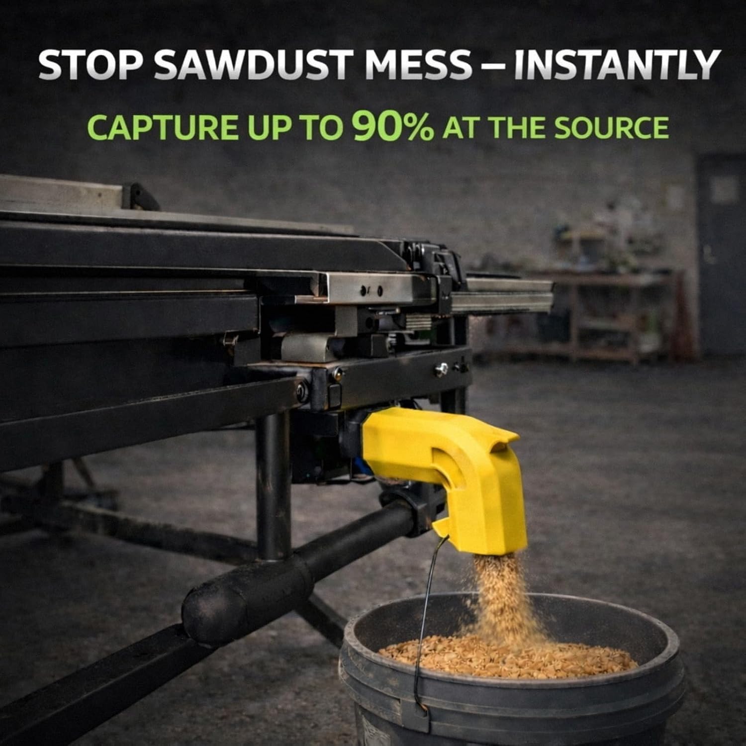 Table Saw Dust Collection Adapter, Dual Port, 2.5 In Hose Connector photo 4