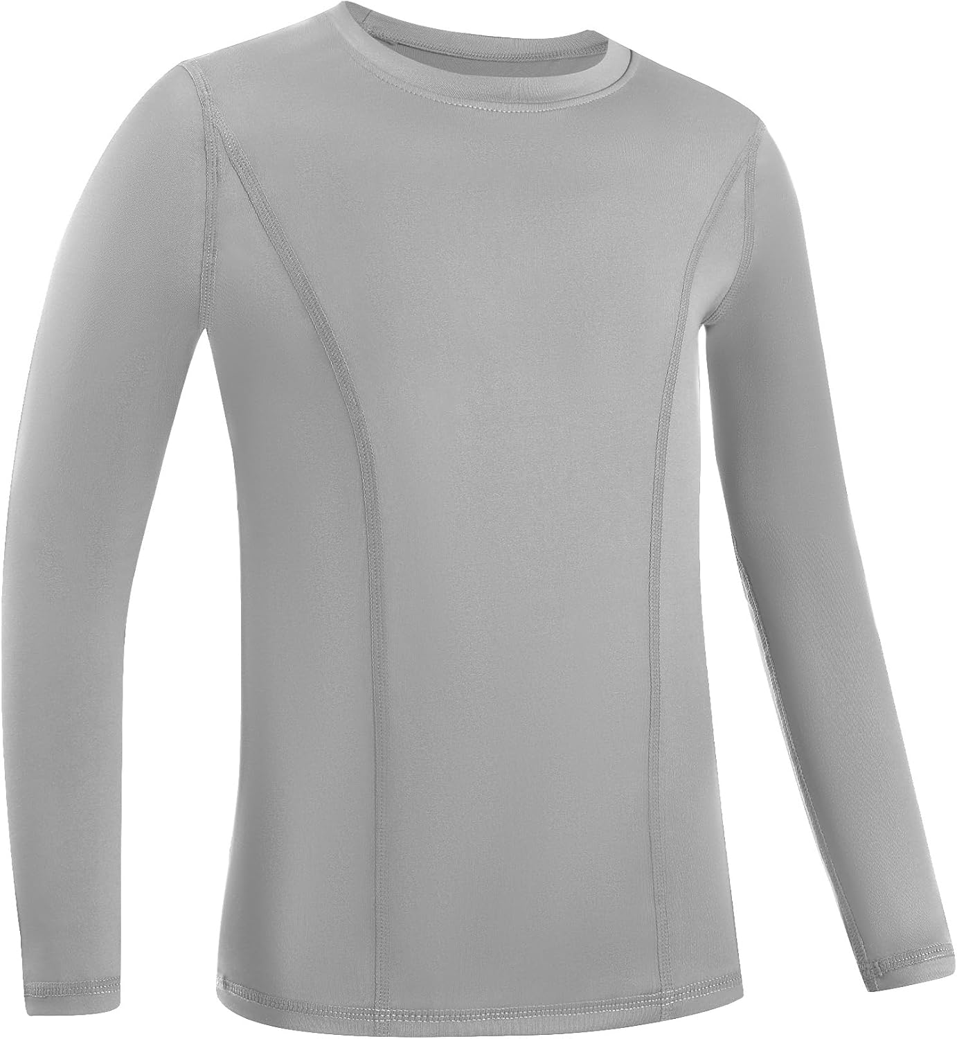 Blueleaf Youth Compression Shirt Boys Long Sleeve Athletic Undershirt Kids Quick Dry Base Layer Tops for Football Baseball