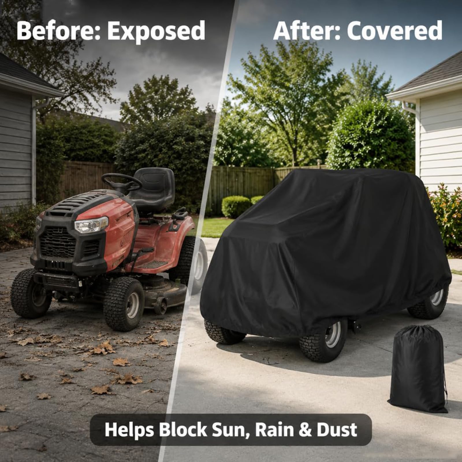 Copertura Tosaerba per Mountfield 1538M-SD 2021–2026 | Antipolvere Antipioggia Resistente ai Raggi UV Protezione da Esterno con Bordo Elastico