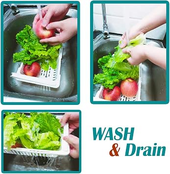 Refrigerator Shelf Organizer Bins, 3 Pack Retractable Pull-Out Refrigerator Storage Box, Drawer Refrigerator Storage Bin, Fridge Shelf Holder Storage Box, Small Size, Fit for Fridge Shelf Under 0.6 In