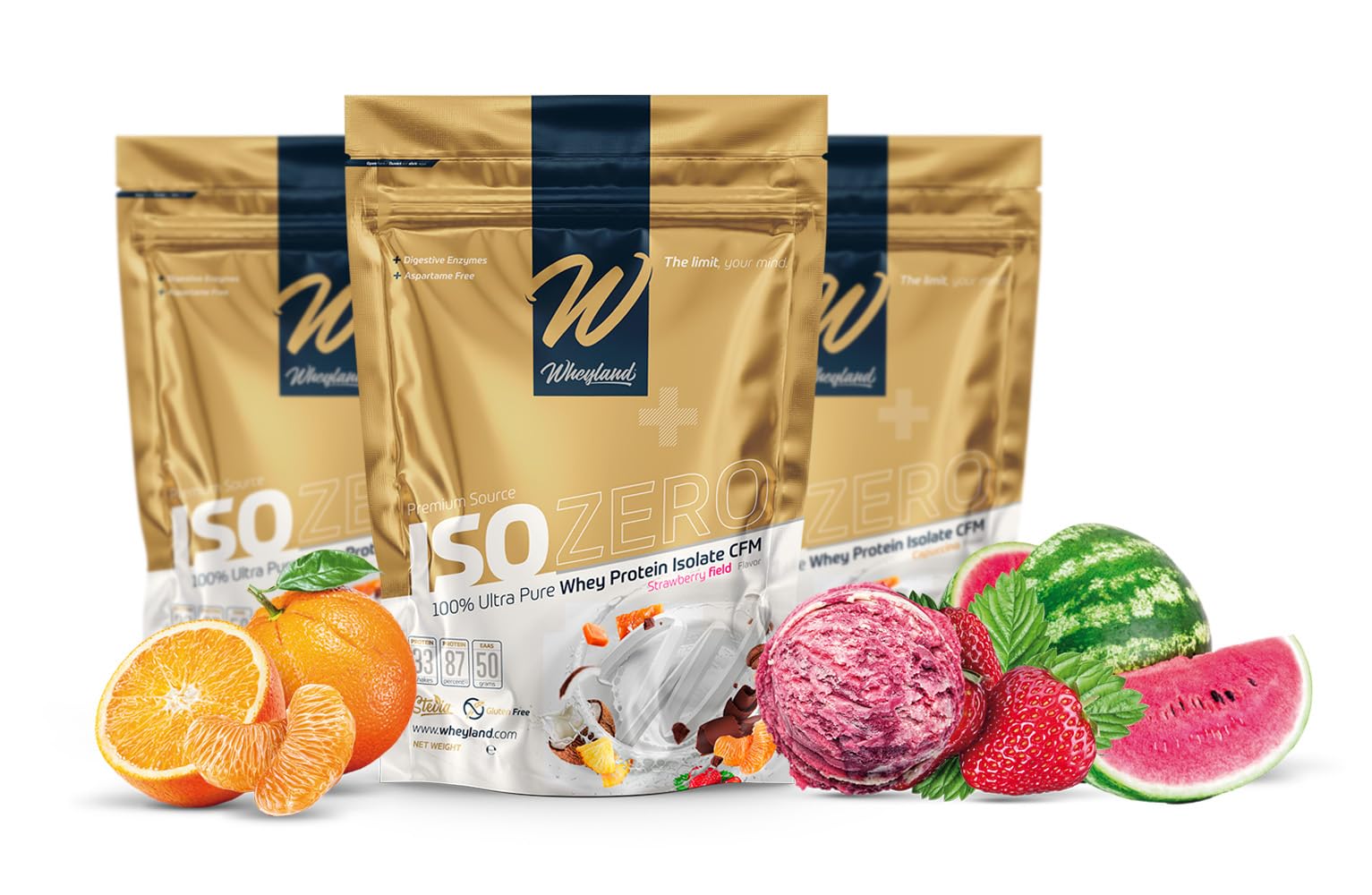 Isozero - 100% Ultra Pure Whey Protein Isolate CFM 1 Kg (Capuccino)