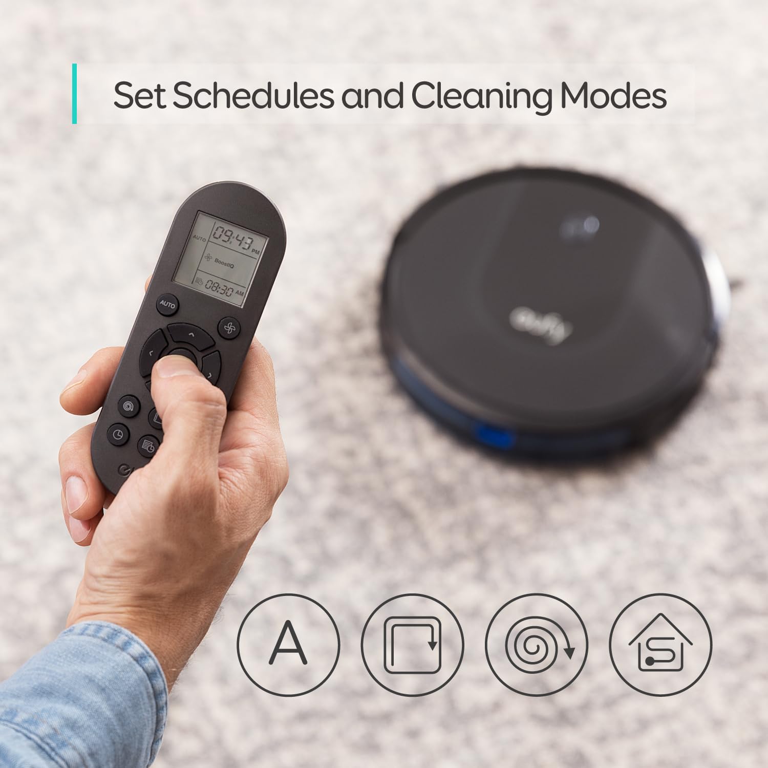 eufy Robot Vacuum Omni S1 Pro, HydroJet System with Roller Mop, Robot Vacuum and Mop Combos, Eco-Clean Ozone, Incrediable Suction, Obstacle Avoidance, Auto Mop Washing & Drying, Self-Emptying, view 13