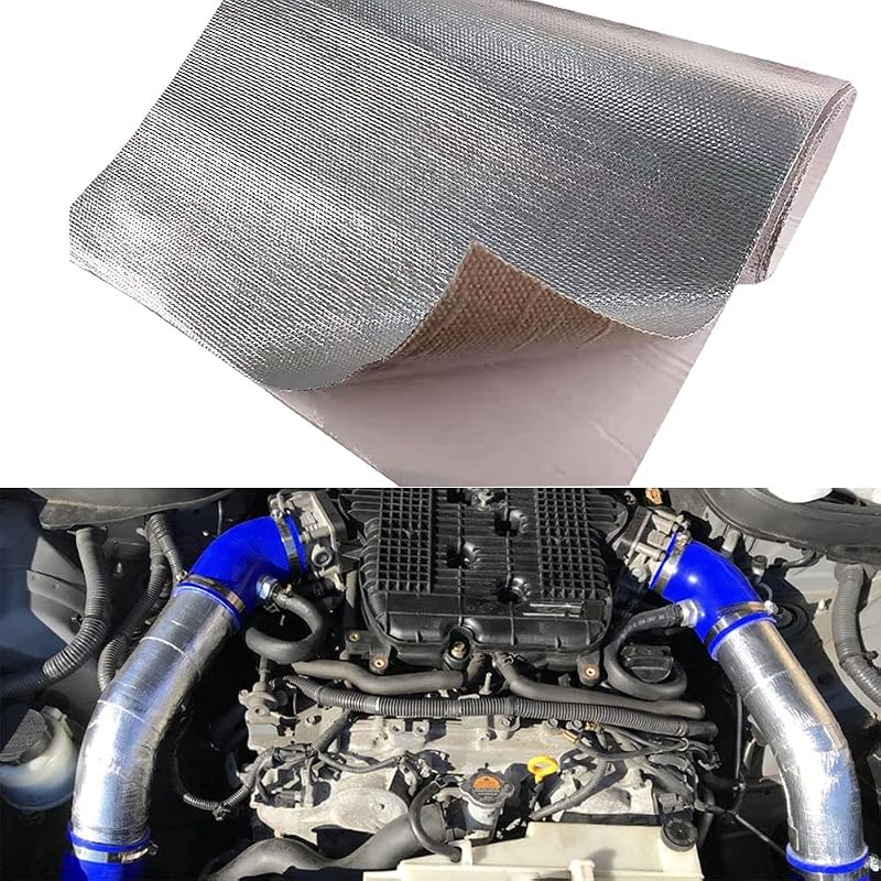 Manta de proteção térmica aluminizada autoadesiva Ummickl 30,48 x 121,92 cm – 1 unidade