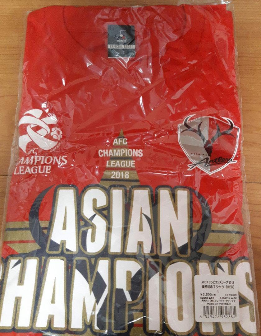 Amazon.co.jp: 鹿島アントラーズ ACL優勝記念Tシャツ Lサイズ サイン