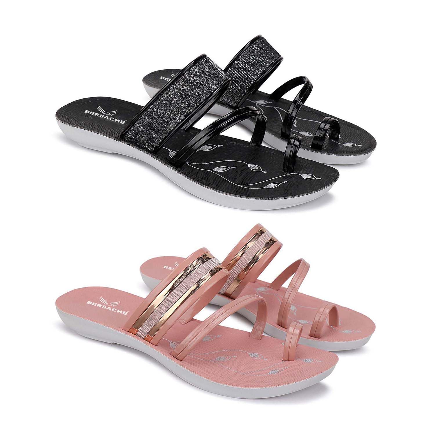 bersache Soft Classic Casual with Regular wear Slippers for Woman | combo-1946-1944-picture-51