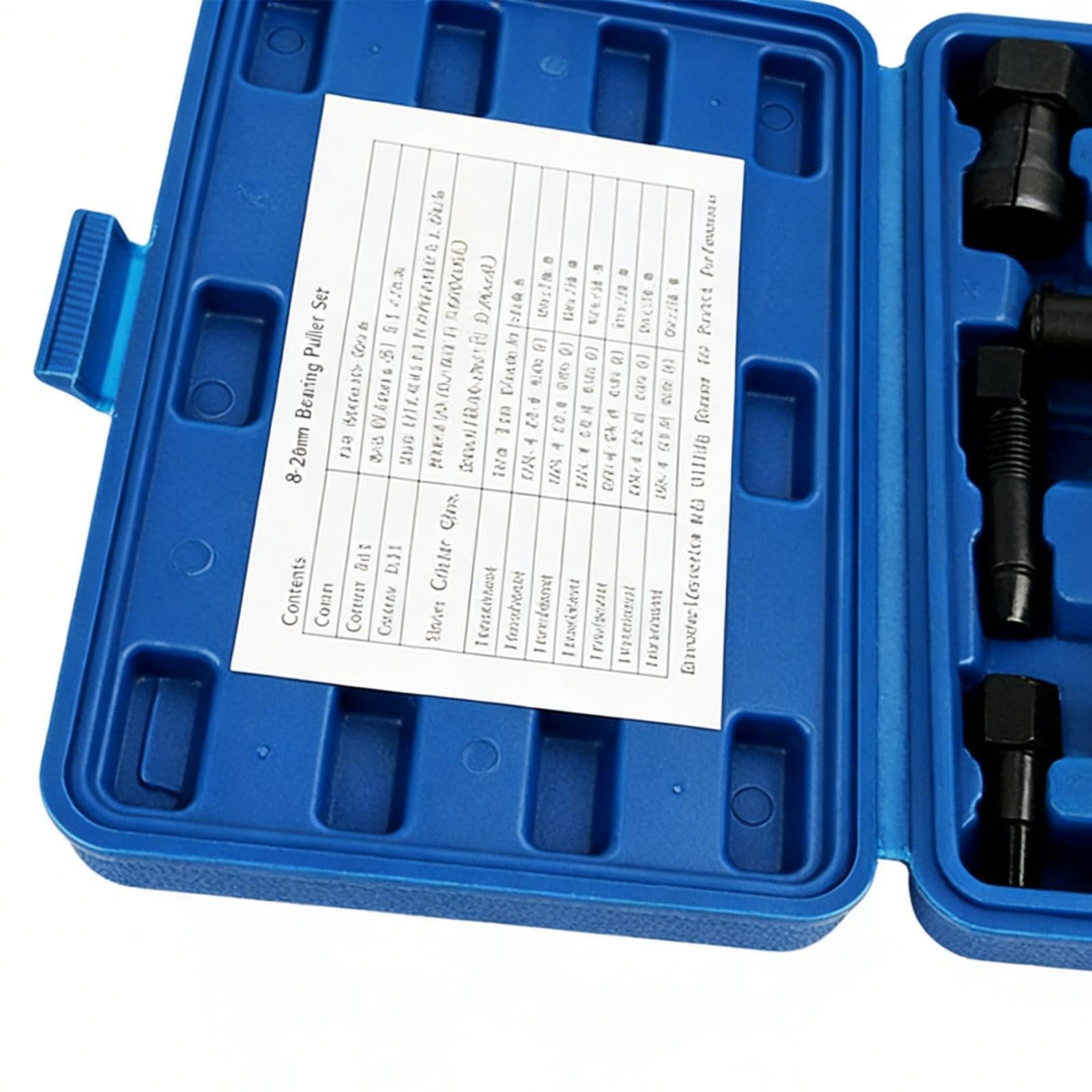 Set Estrattore Cuscinetti Moto Presa Antiscivolo per Uso Pesante | Per Cuscinetti Ciechi su Moto per Manutenzione Meccanica e Officina