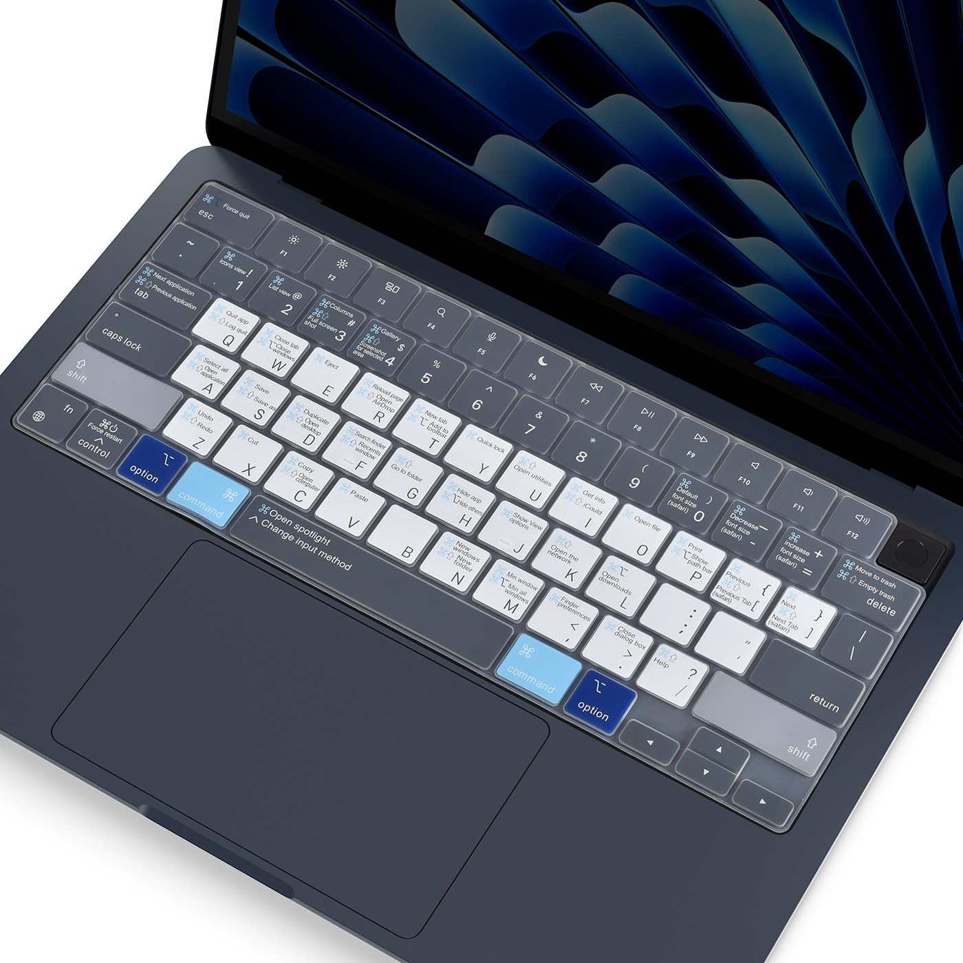 Amazon.com: Keyboard Cover Compatible with MacBook Air 13.6 M2 M3