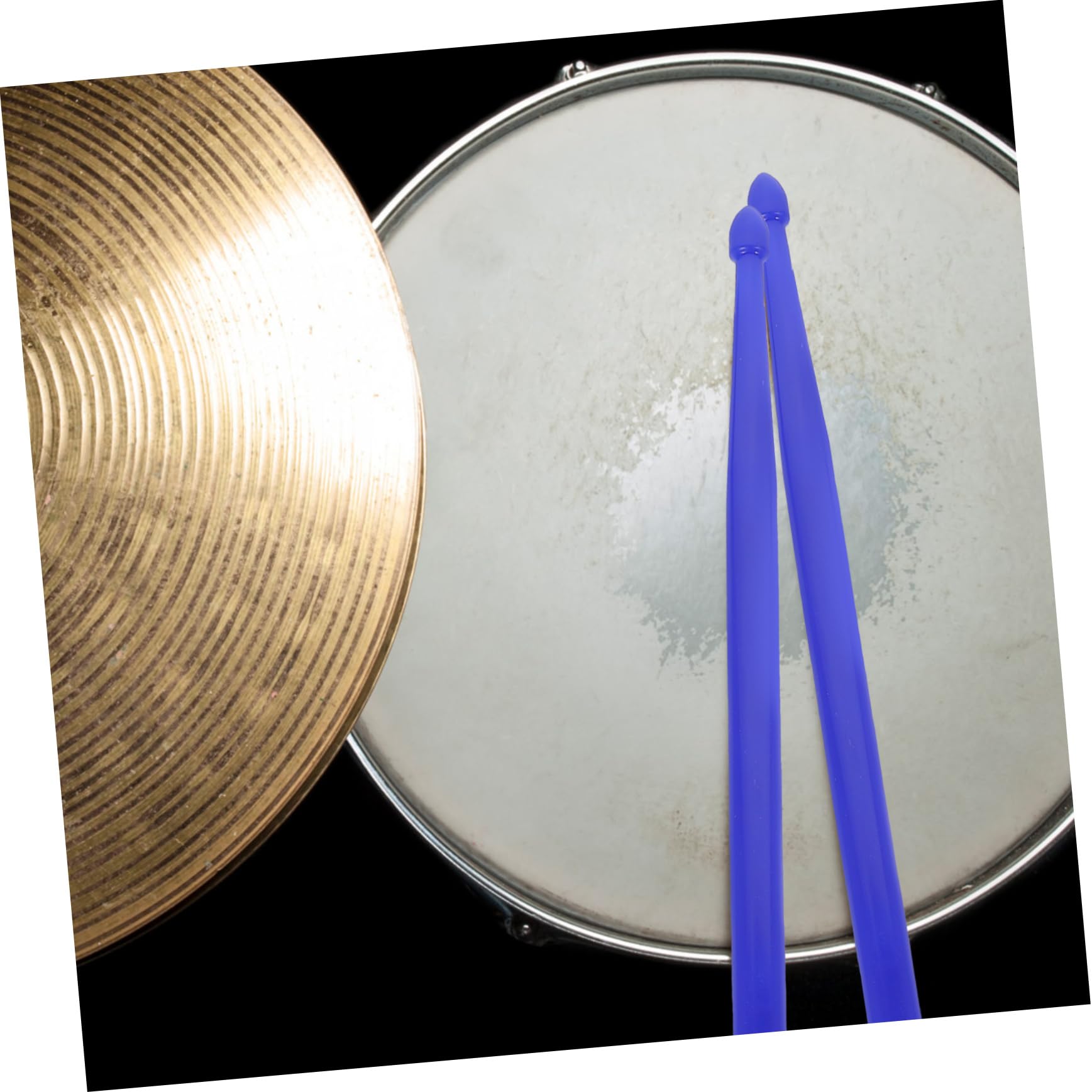 TOYANDONA 2paare Langlebige Doppelseitige Schlagzeugstöcke Vielseitige Und Praktische Drumsticks Für Jazz Snare Und Verschiedene Trommelstile Tiefblaue Farbe Für Percussion-enthusiasten