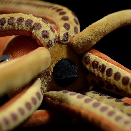 Miniatura 5 de ZHONGXIN MADE Juguete de peluche de calamar de simulación, animal de peluche suave de sepia, juguete suave de 30 pulgadas para niños