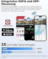 LINGDU V620 Autós Menetrögzítő Kamera 4K Elöl 1080P Hátul, 2.4" IPS WiFi Dash Cam 64GB SD Kártyával, Éjjellátó GPS 170° Széles 3