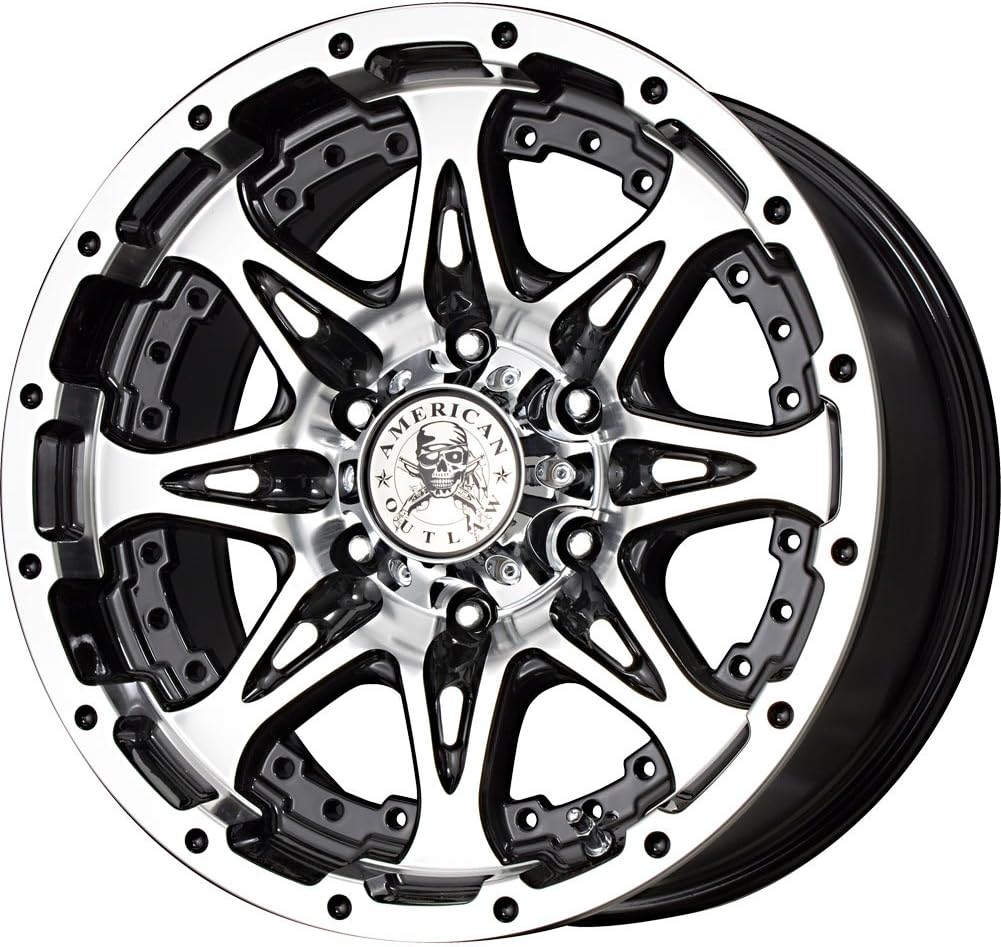 Buckshot Series Black Wheel with Machined Face (20x9"/8x170mm)
