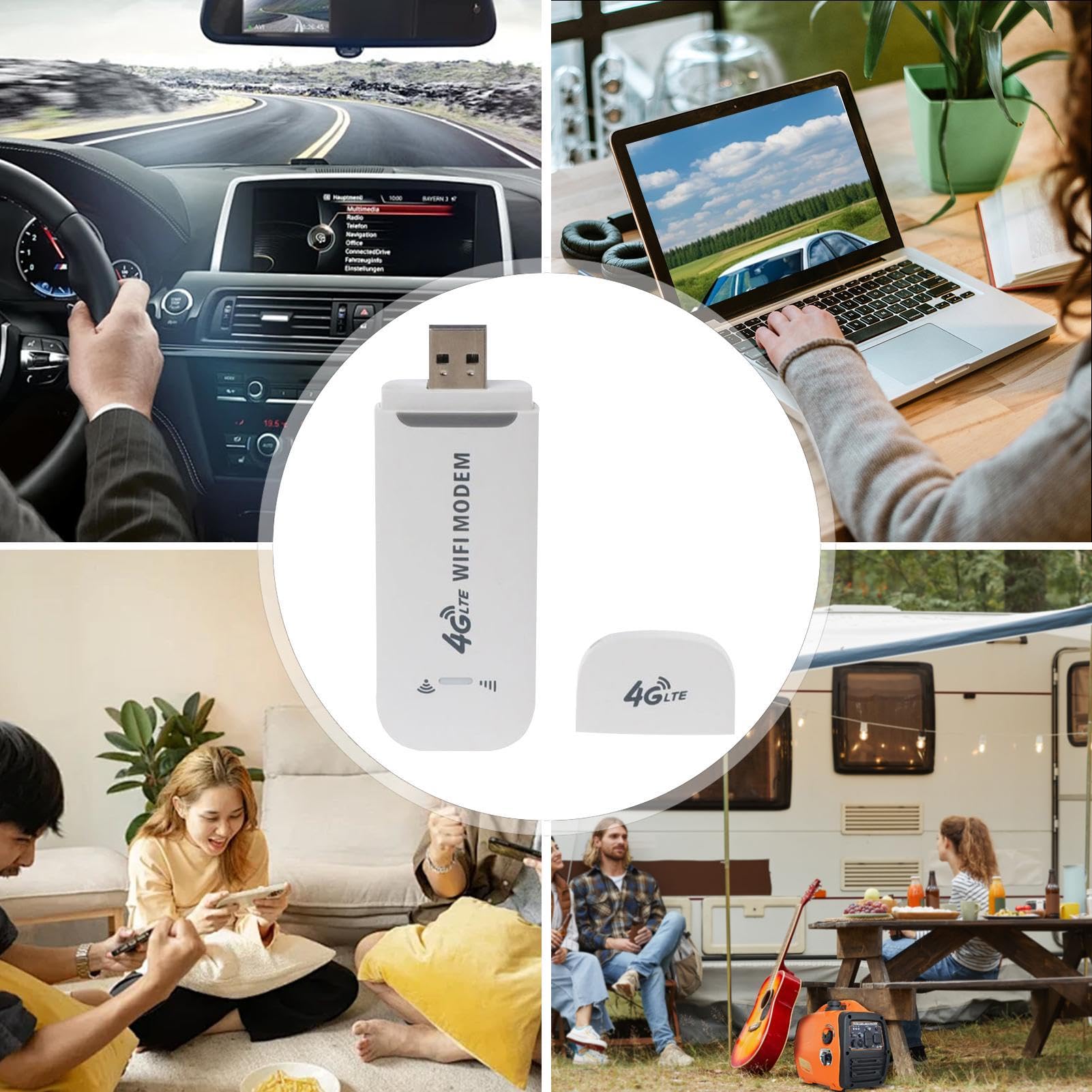4G LTE USB Adaptateur Réseau Sans Fil WiFi Hotspot Routeur Modem Stick