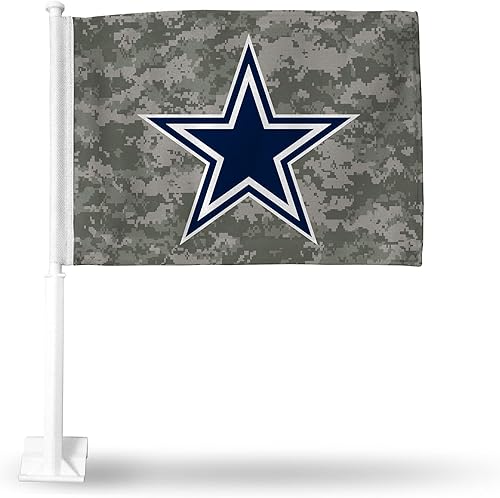 Miniatura 350 de Rico Industries NFL - Bandera de doble cara para automóvil, accesorio para auto B07NHSRDX2