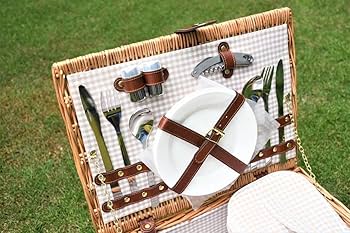 マニー ローズ　ピクニックバスケット 収納バスケット　かごバスケット　柳　新品 Amazon.co.jp: マニー ローズ ピクニックバスケット 収納