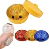 Giant Dumpling Squishy Glitter Dumpling 10 cm Glitter Dumpling with Steamer Soft Slow-Rising Squishy Dumplings Sensory Fidget Dough Toy Anxiety Relief for Adults and Children (3 Pieces)