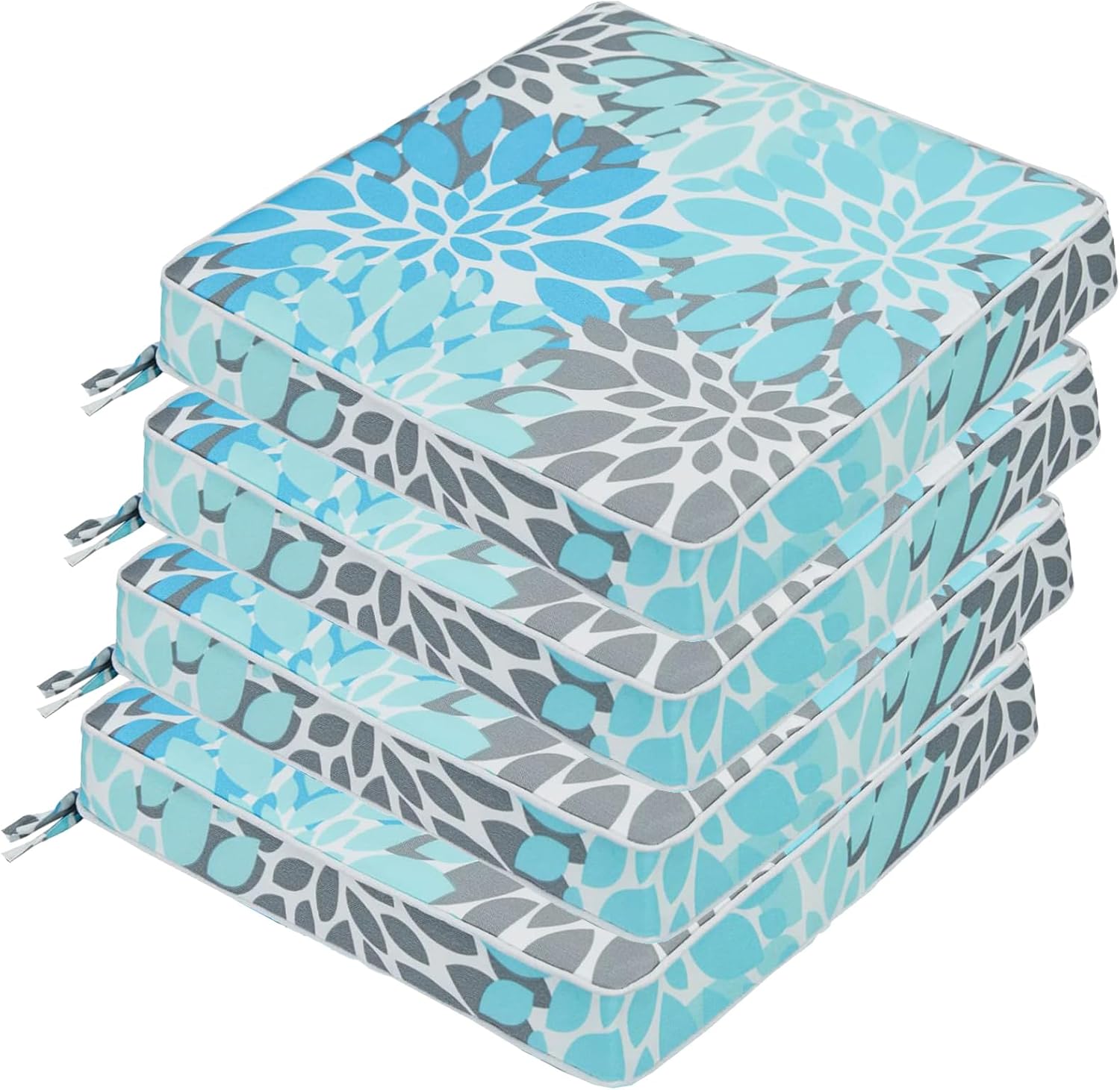 JMGBird Outdoor Chair Cushions Set of 4, Water Resistant