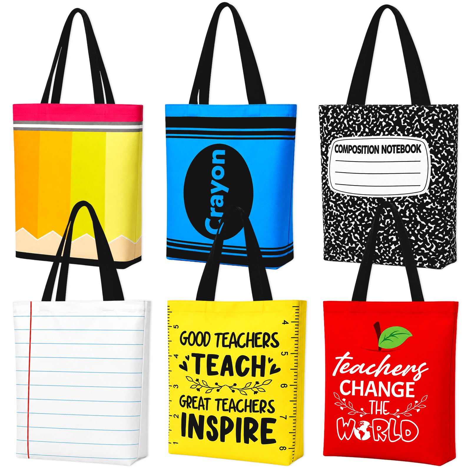 Bolsas de regalo de agradecimiento al profesor a granel de lona para mujeres 8