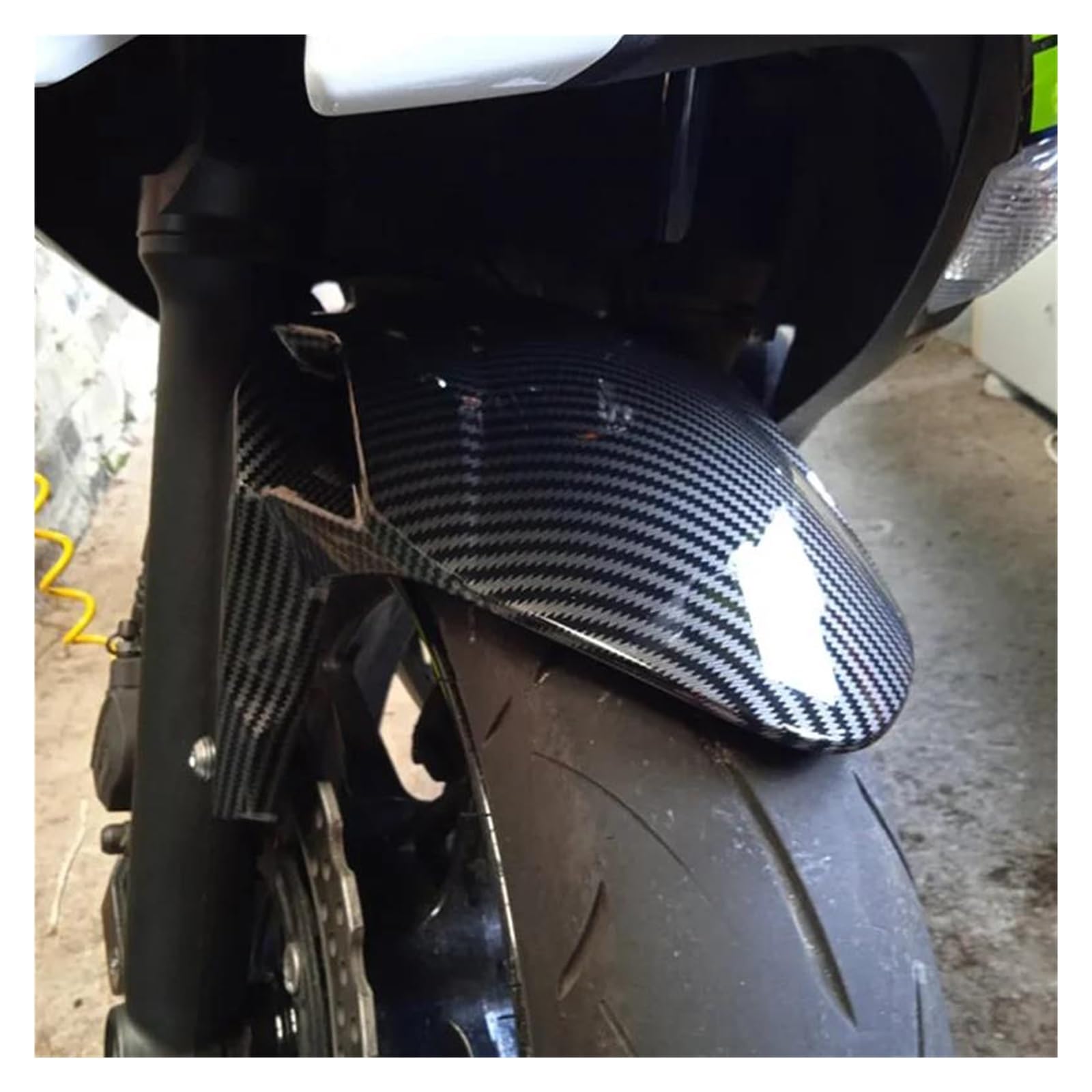 Garde-boue Avant Pour Kawasaki Z650 / Ninja 650 (2017-2021) - Protection Contre éclaboussures, Blanc - Améliore Le Look De Votre Moto