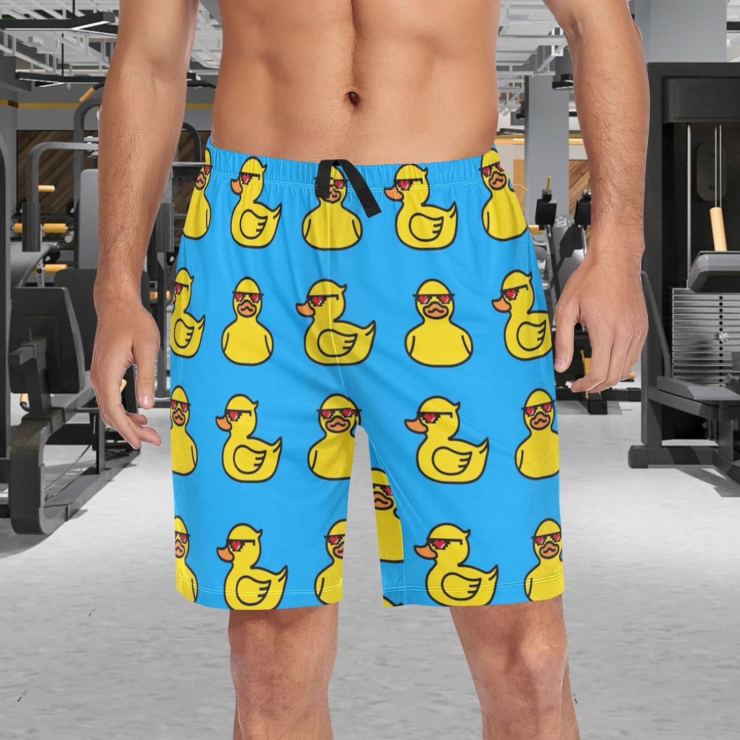 visesunny Men's Pajama bottoms Lounge Sleep Shorts Summer Soft Comfortable Breathable Pajamas Shorts with Pockets