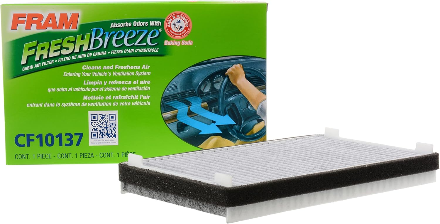 FRAM Fresh Breeze Cabin Air Filter Replacement for Car