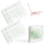 100Pcs Lips Oil Cotton Swabs Disposable Oil Q-tip Applicators for Protect Lip Gum Anti-Dry Moisture Use Before Teeth Whitening