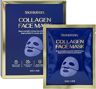 Kngdrt Skinklean - Máscara facial de colágeno...