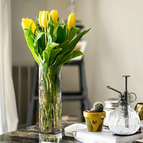 Miniatura 5 de Mysterious Brown Deer Plastic Vase for Flowers 11.8 x 3.9 Inch decorative Small Flower Vases Modern Dining Room Entryway Library jarron para centro