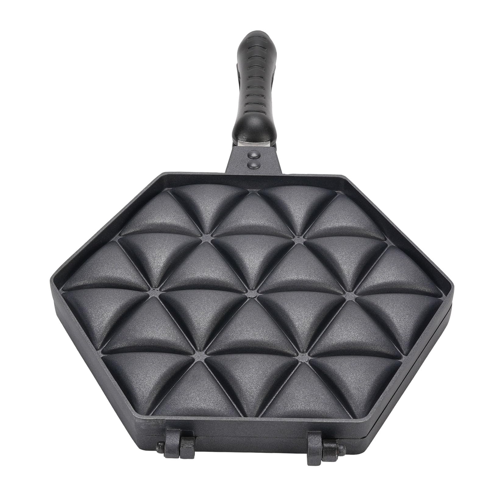 CHICIRIS Samosa-Backform, Antihaftbeschichtete Kochplatte aus Aluminiumlegierung für Mehrere Samosas, mit Einfachem Flip-Design für Knödel und Gebackene Leckereien