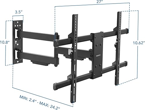 Miniatura 9 de Mount-It! Soporte de pared de TV de movimiento completo resistente con certificación UL para la mayoría de televisores de pantalla plana de 37 a 80