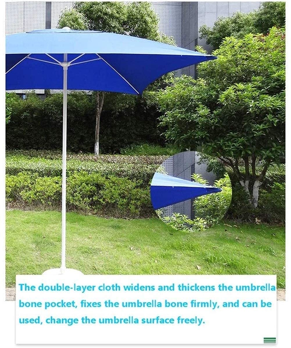 Sonnenschirm, Gartenschirm, quadratisch, für Terrasse, Gartentisch, perfekt für den Außenbereich, Strand, kommerzielle Veranstaltungen, Märkte, Swimmingpools, 200 cm