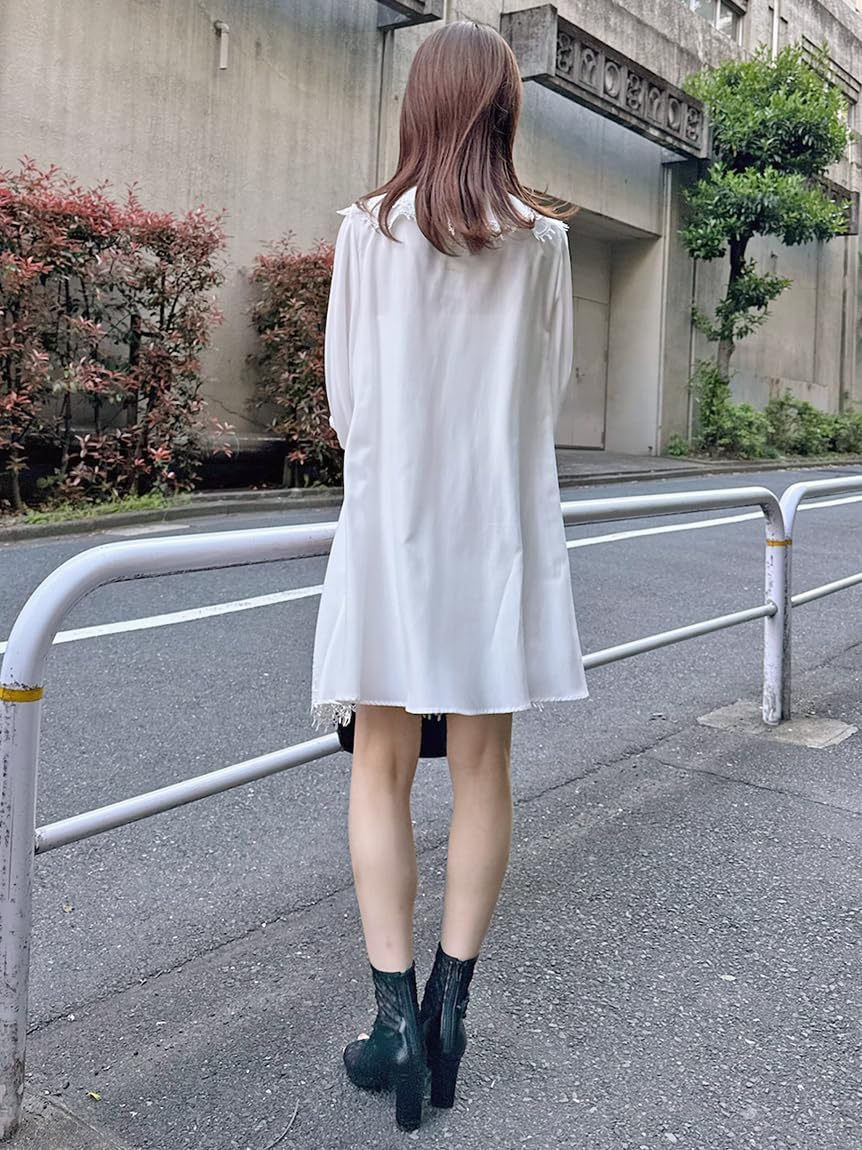 美品☆SNIDEL エンブロイダリーラッフルミニワンピース Amazon.co.jp: [スナイデル] エンブロイダリーラッフルミニワンピ