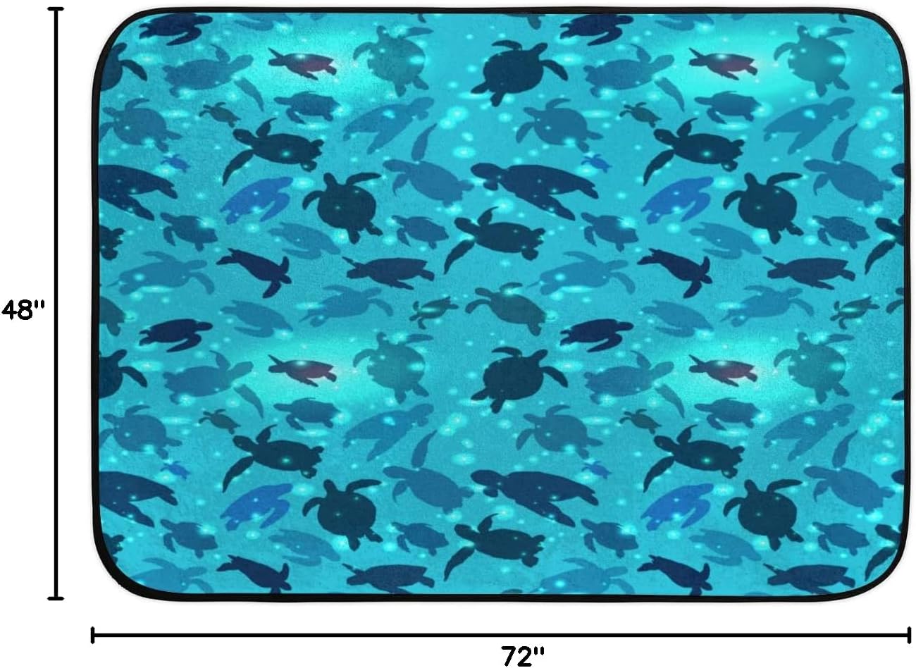 5 x 7 Cartoon Kilpkonn Super Soft Area Rug for Kids Baby Nursery, Rugs for Living Room, Large Carpets for Bedroom