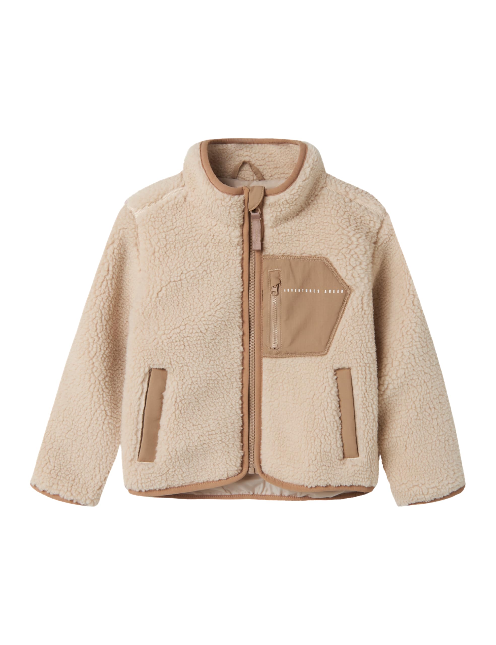 NAME IT Mädchen Nmnmattia Sherpa Jacket Pb Nmnmattia Sherpa Jacket Pb (1er Pack)