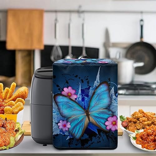 Miniatura 5 de NETILGEN Cubierta antipolvo para freidora de aire para electrodomésticos de cocina y accesorios adicionales, resistentes a las manchas, lavables,