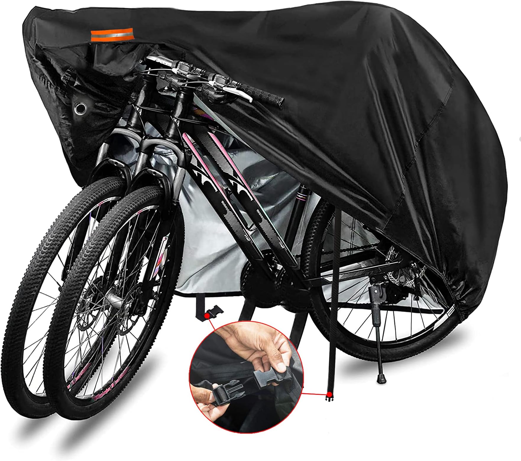 REDRICH Heavy Duty Bike Cover for 1, 2 Bikes, Waterproof