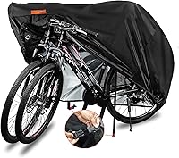 IndeedBUY 420D Heavy Duty Waterproof Bike Cover for 1-3 Bikes XL XXL - Windproof UV Rain Sun Proof Outdoor Storage