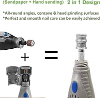 Vista 5 de Jumbo+60 uñas de diamante para perro Dremel, herramienta de uñas de modo atornillado para perros, especialmente adecuada para perros de pelo largo