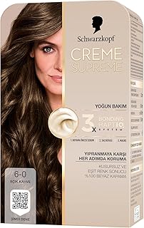 Schwarzkopf Creme Supreme Saç Boyası 6-0 Açık Kahv