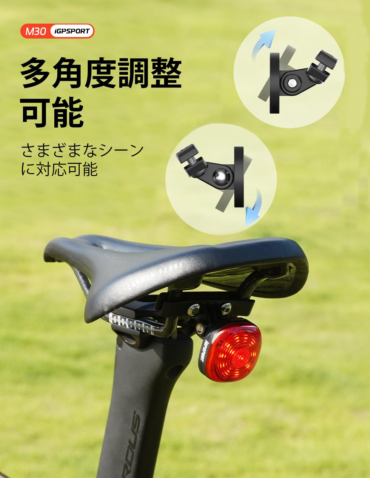 Amazon.co.jp: iGPSPORT M30 Saddle Mount SR Mini/SR30/TL30 etc