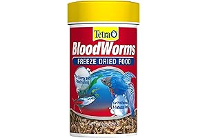 Tetra BloodWorms: Live Fish Delicacy for Healthy Aquariums