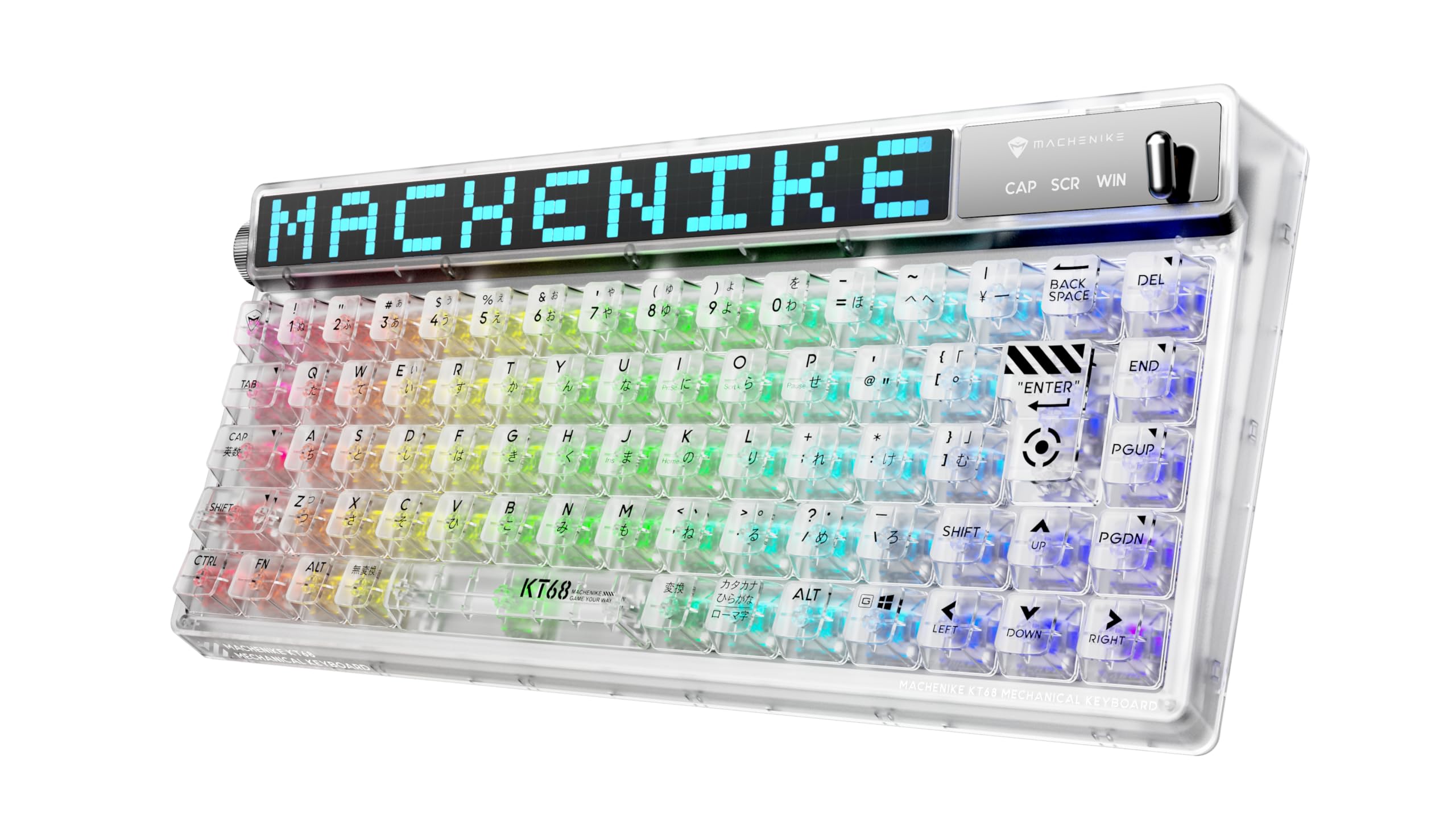 Amazon.co.jp: MACHENIKE KT68Pro Smart Screen MECHANICAL KEYBOARD 