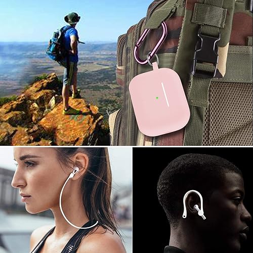 Miniatura 8 de SaharaCase - Funda de silicona para Apple AirPods Pro 2 (2 generación) Robusta protección de cuerpo completo, agarre antideslizante, delgado con