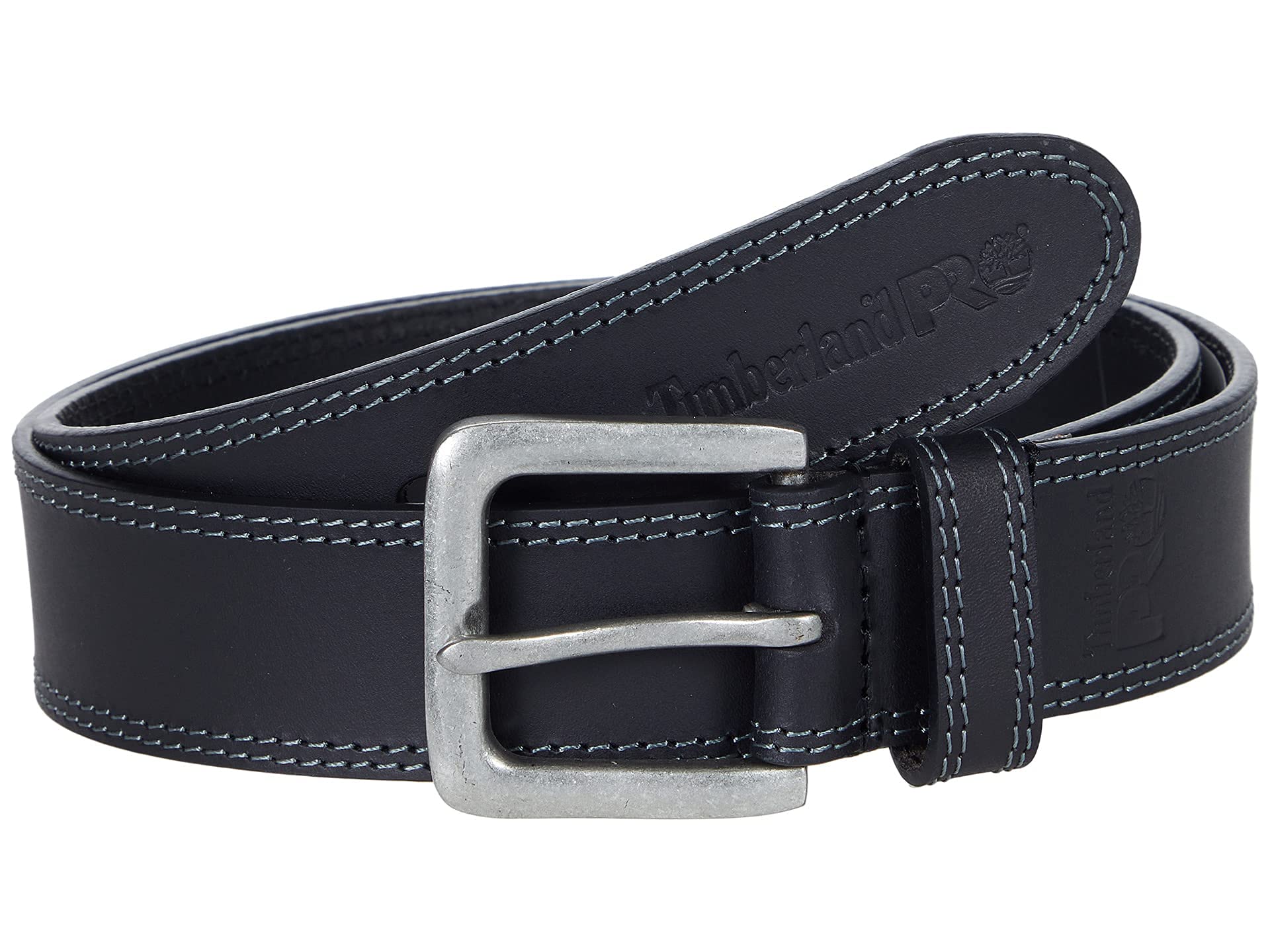 Timberland PRO Men's 38mm Boot Leather Belt, Black, 36