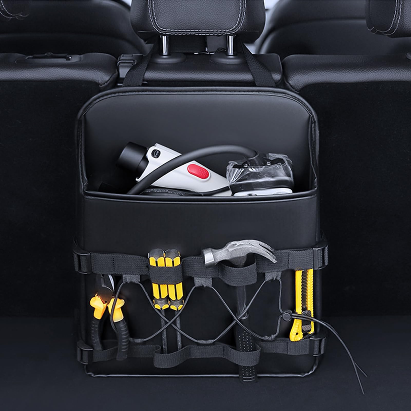 Organizer Da Schienale Per Bagagliaio Pouch In Con Fibbia Per Interni Auto | Organizer Sospeso Per Bagagliaio E Sedile Per Oggetti, Snack, Bevande, Borracce, Ombrelli E Giocattoli, Per Viaggi E Tr
