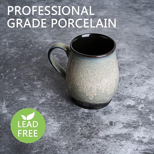 Miniatura 3 de Bosmarlin - Taza de cerámica extra grande para café, 25 onzas, apta para lavavajillas y microondas, taza grande y sobredimensionada para té para