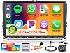 4G+64G for VW Polo Golf Passat SEAT MK5 MK6 Car Radio Stereo with DSP Carplay Android Auto, Hodozzy 9 HD Touch Screen Android Car Stereo Bluetooth 5.0 GPS WiFi FM/RDS Camera+52 pin Power Cable