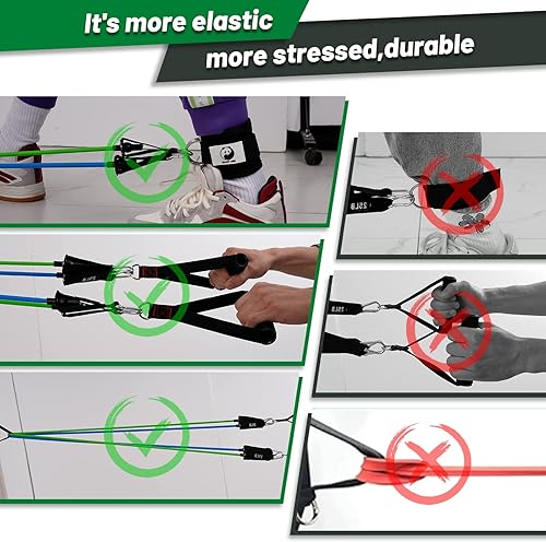 Miniatura 5 de Slim Panda Correa de anclaje de puerta para bandas de resistencia, accesorio de gimnasio portátil para fitness en casa, equipo de ejercicio de