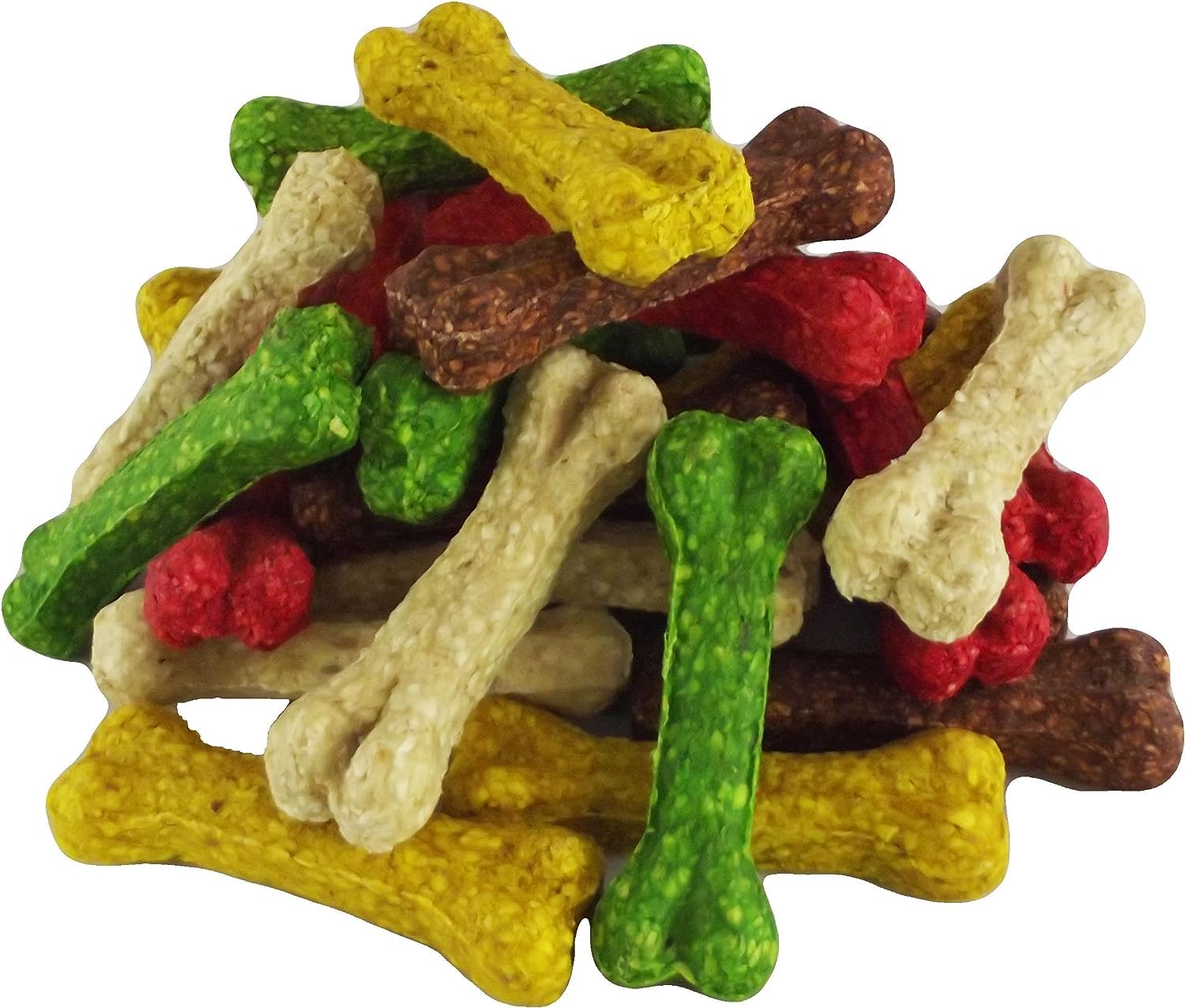 (Pack of 20) Lothian Stores UK Munchy Knuckle Dog Bones Assorted 4.5"