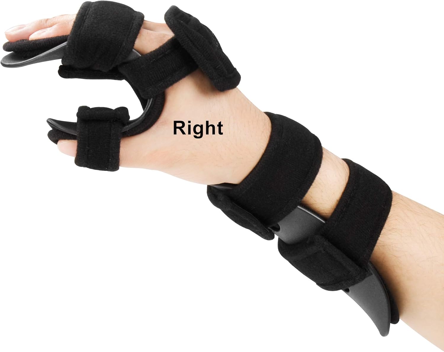 Buy REAQER Stroke Hand Brace Soft Resting Hand Splint Support Finger Wrist Immobilizer for
